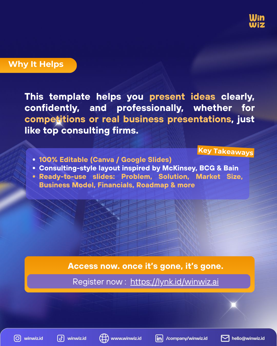 [EDITABLE] Pitch Deck Templates (BPC, BCC, Consulting Slides, Tugas Kuliah, Skripsi) - Image 2